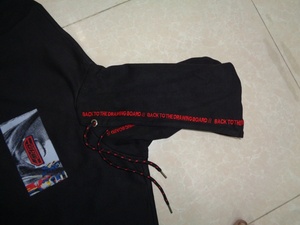 2020 nuevo jersey XL para hombre, Sudadera con capucha de manga larga, logotipo personalizado, 100% de algodón, temporada de invierno, patrón de personajes, forro polar liso teñido - Product Image 2