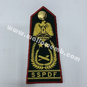 Épaulettes personnalisées pour officiers du Soudan du Sud, insignes de grade brodés de haute qualité - Product Image 3