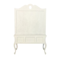 Bureau de reproduction antique avec hutch, bureau à monter soi-même avec bibliothèque, conçu pour le mobilier de bureau à domicile de style français