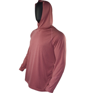 เสื้อฮู้ดดี้ตกปลาแขนยาวสีเขียวมิ้นท์สำหรับผู้ชาย พิมพ์ลายปลาโดราโด ป้องกันรังสียูวี UPF 50 เสื้อพูลโอเวอร์ประสิทธิภาพสูง - Product Image 5