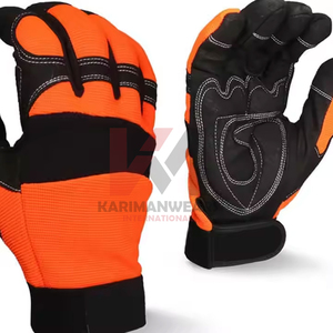 Synthetic Leather <b>Gloves</b> for Landscaping and General Work OEM Manufacturer Custom Logo Bulk Orders Export Supplier - Product Image 4