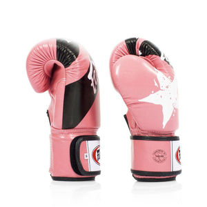 Gants de boxe Fair tex roses en cuir avec fermeture Velcro, respirants, pour entraînement et sparring adulte, design personnalisé, logo, fabrication artisanale - Product Image 2