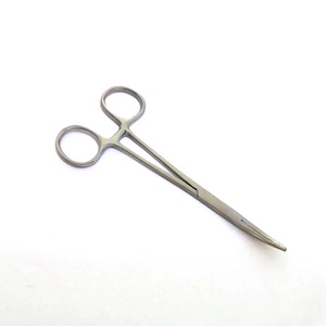 1pc Manual Stainless Steel Hemostatic Surgical Forceps Tool Hemostat Locking Clamps Fishing <b>Pliers</b> Curved Tip Instrument <b>Set</b> - Product Image 6