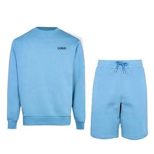 Pantalones cortos personalizados para hombre, conjuntos de gemelos con pantalones cortos a juego, último diseño de moda, ropa informal, ropa de verano transpirable de algodón - Product Image 1