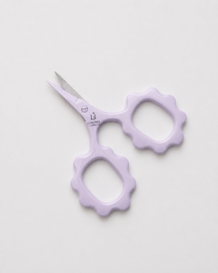 Ciseaux Putford blancs, petits ciseaux mignons pour broderie, mini-ciseaux bicolores circulaires de Degen - Product Image 2