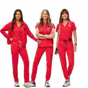 Ensemble de Blouses Médicales Extensibles Premium pour Femmes et Hommes, Uniforme d'Hôpital Respirant, Pantalon Jogger Infirmier, Tenue de Travail pour Médecin 2026 NEXT WAVE - Product Image 2