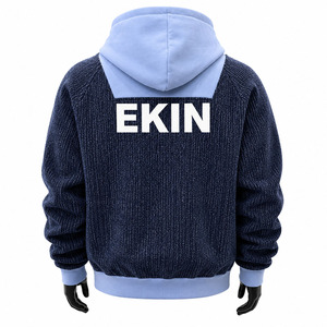 เสื้อฮู้ดดี้ผู้ชายเนื้อนุ่ม แบรนด์ Ekin Impex Bulk Supply รุ่นพรีเมียม คอตั้ง มีกระเป๋า ลายศิลปะ ดีไซน์แบบแผง  จากร้านบูติก - Product Image 2