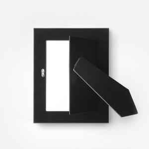 Serene Eco-Friendly Matte White Wood Vertical Wavy <b>Frame</b> - Product Image 1