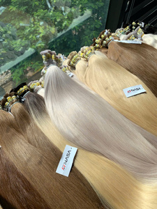 Extension de cheveux en vrac chaud en grande quantité Couleurs Ombre Brillantes Prix de gros Vietnamien brut 50 55 60 65cm - Product Image 5