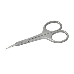 Ciseaux à cuticules en argent de qualité supérieure, en acier inoxydable, ciseaux de manucure professionnels, logo personnalisé, OEM, marque privée, vente en gros - Product Image 1