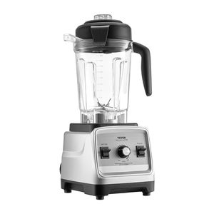 Blender professionnel commercial de 85 oz 1400W pour smoothies, multifonctionnel, pour la préparation des aliments, avec 2 tasses, moteur puissant - Product Image 1