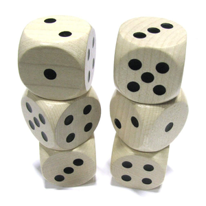 Dados de Juego Personalizados de Madera con Esquinas Redondeadas D6 25/20/16/12mm - Product Image 3