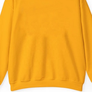 Sigma Women's Crew Neck Sweatshirt Solid Yellow 100% Cotton Knitted Breathable Regular Fit Autumn Wear - Product Image 4