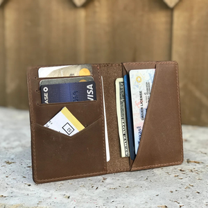 Custom Genuine Leather <b>RFID</b> <b>Blocking</b> Short Lightweight High Quality Men's Card Holder <b>Wallet</b> Slim - Product Image 2