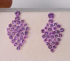 Zafiro Rosa Natural Redondo, Gema Suelta, Zafiro de Ceilán de Sri Lanka, Tratado y Sin Tratar - Product Image 1