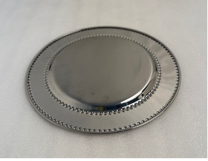 Round Iron Charger Plate With Mirror Polish For Formal Dinner Table Setting Hotel Banquet And Premium Restaurant - Product Image 3