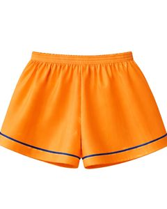 Orange Royal Blue Satin Women Pajama Set Silk Sleepwear <b>Spaghetti</b> <b>Strap</b> Cami And Shorts Soft Luxury Nightwear Summer Lounge Set - Product Image 5