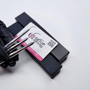 Herramienta profesional de alta calidad para lifting de pestañas, de acero inoxidable plateado, para cuidado personal e instrumentos de belleza. - Product Image 2