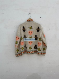 <b>Women's</b> <b>Velvet</b> <b>Jacket</b> Handmade Floral Embroidery <b>Jacket</b> Luxury Suzani <b>Jacket</b> Inside Cotton Lining <b>Jacket</b> With Winter <b>Jacket</b> - Product Image 4