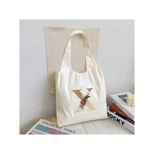 Durable Brodé À La Main Écologique 100% Coton Fourre-Tout Indien Minimaliste Usage Quotidien Personnalisé Budget Amical Recyclable - Product Image 1