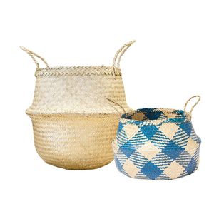 Decorative Handmade SEAGRASS BELLY <b>BASKETS</b> Multi-Purpose Storage and Decorative <b>Basket</b> - Product Image 1