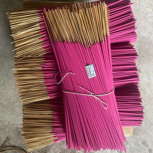 Varillas de Incienso Rosadas de Alta Calidad de 12 Pulgadas, Aroma Aromático, para Uso en el Hogar y Templos - Product Image 1
