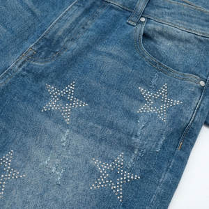 Shorts casuales de mezclilla para hombre con bolsillos laterales, corte relajado, algodón transpirable - Product Image 4