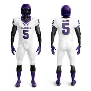 ชุดยูนิฟอร์มอเมริกันฟุตบอลสีตามสั่ง คุณภาพดี ขายส่งชุดอเมริกันฟุตบอล คุณภาพพิเศษ ชุดยูนิฟอร์มฟุตบอลแบบกำหนดเอง - Product Image 1