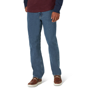 Fabricant de vêtements – Jeans en denim délavé vintage de haute qualité pour hommes, coupe ample, jambe large, grandes tailles, coupe droite - Product Image 3