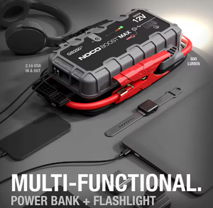 100 % 5250A UltraSafe Jump Starter – 12V Lithium <b>Battery</b> Booster Pack, Portable Jump Box, Power Bank & Jumper <b>Cables</b> - Product Image 3