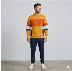 Best Selling Slim Fit Men Sweatshirts Casual Wear Men Sweatshirts Comfortable Long Sleeves Fleece Men Sweatshirts Wholesale - Product Image 1