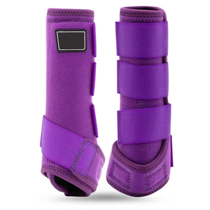 Vente directe usine : Bottes de thérapie pour chevaux de luxe, fabriquées en usine, avec sangles réglables - Product Image 6