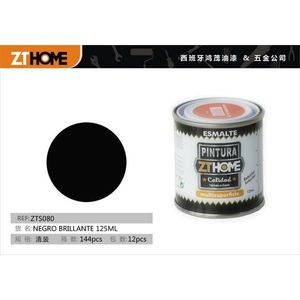 Peinture acrylique en conserve Negro Bridgente 125ml - Product Image 3