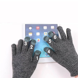 Guantes de Lana de Cinco Dedos Estilo Europeo Americano para Hombre y Mujer, Resistentes al Frío de Otoño e Invierno, Compatibles con Pantalla Táctil, para Ciclismo - Product Image 4