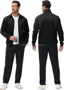 Chándal ligero y transpirable para hombre para invierno Ropa de gimnasio atlética de secado rápido para trotar y correr Traje de chándal - Product Image 2