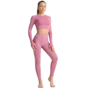 Nouvelle collection 2026 : Ensemble de leggings taille haute pour femme, tenue de yoga rayée ajustable, leggings de qualité supérieure, entièrement sublimés - Product Image 3