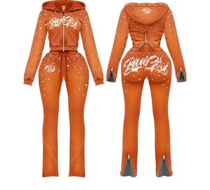 Ensembles de Yoga et d'Entraînement de Haute Qualité 2026 pour Femmes – Survêtement Printemps Coupe Slim Veste et Pantalon de Jogging – Tenue de Sport et Fitness 2 Pièces - Product Image 6