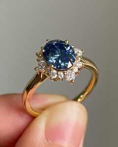 Anillos de Plata de Ley 925 con Aguamarina Natural para Mujer, Venta al por Mayor con MOQ Bajo - Product Image 5