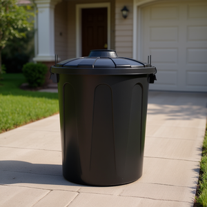 Cestino per Rifiuti Nero da 51L per Contenitori di Scarto - Product Image 2