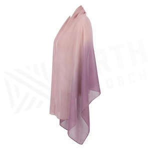 Women's Chiffon Scarf Color Blocking Long Elegant Multi-Functional All Seasons Daily Wear Shawl - Product Image 3