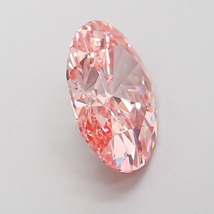 Diamant rose ovale fantaisie vif cultivé en laboratoire CVD, clarté VS1, excellente taille, diamant rose éthique non monté 1,80 carat - Product Image 4