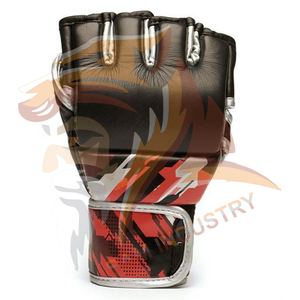 ถุงมือชกมวยหนังแท้แบบขายส่งสั่งทำได้ ทนทาน ขายดีที่สุด ถุงมือ MMA ออกแบบ OEM ได้ตามต้องการ - Product Image 4