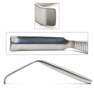 Micro-dissecteurs à base de tête de mort Fukushima Giannotta, sondes à baïonnette en acier inoxydable avec poignée moletée - Product Image 5