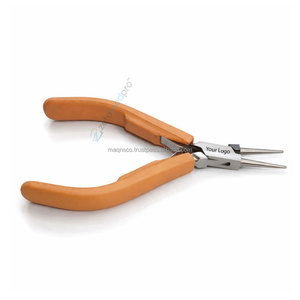 2PCS Jewelry <b>Pliers</b> <b>Set</b> Round Nose & Bent Chain Nose <b>Pliers</b> Stainless Steel Wire Looping Bending Jewelry Making Tool Kit - Product Image 5