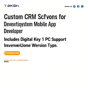 โซลูชัน CRM แบบกำหนดเองสำหรับผู้พัฒนาแอปพลิเคชันมือถือบนระบบปฏิบัติการ; รวมคีย์ดิจิทัล 1 ชิ้น รองรับการใช้งานผ่านอินเทอร์เน็ต รุ่นใช้งานที่บ้าน - Product Image 3
