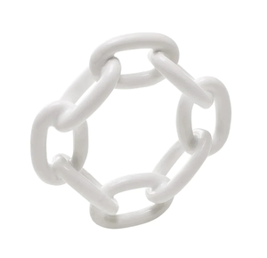 Porte-serviettes en résine au design chaîne, accessoires de cuisine pour mariages royaux et fêtes - Product Image 5