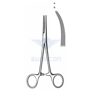 Pinza Arterial Crile Delicada de 14 cm / 5-1/2 Pulgadas con Dientes Curvos 1:2, Pinza Quirúrgica Hemostática de Acero Inoxidable Premium - Product Image 1