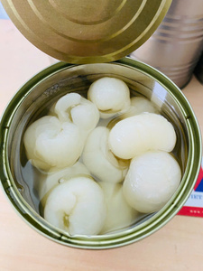 Lychees entiers en conserve de qualité supérieure dans un sirop léger – Goût sucré |   Certifié ISO/HACCP - Product Image 2