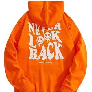 Chándal grueso y holgado de alta calidad de 300g, sudadera con capucha y almohada sólida, estampado de soplo de peso pesado, frente de invierno - Product Image 1