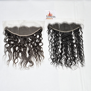 ผมแท้พรีเมียมอินเดีย เรมี่ 13*6 H D สีดำธรรมชาติ ลอนหลวม เนื้อผมโปร่งใส ไรผมแบบใส ต่อผมแบบดับเบิ้ลเวฟท์ด้วยเครื่องจักร - Product Image 6